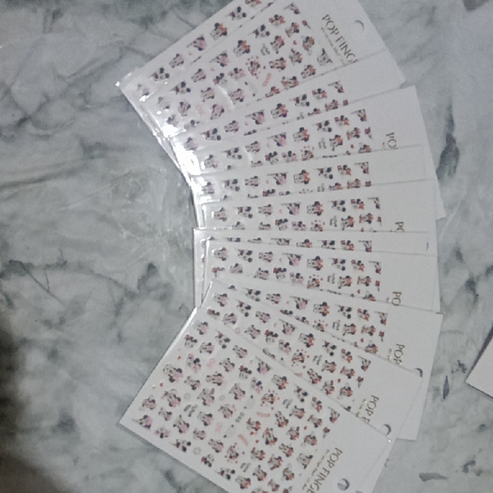 Poppy Finch Colorful Nail Art Stickers
